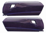 GA-KW-018D R W/ KENWORTH T680 -2012 2013 2014 2015 2016 2017 2018 2019 2020 2021 2022 2023 2024 MIDDLE FAIRING SHORT 176CM W/ HOLE R